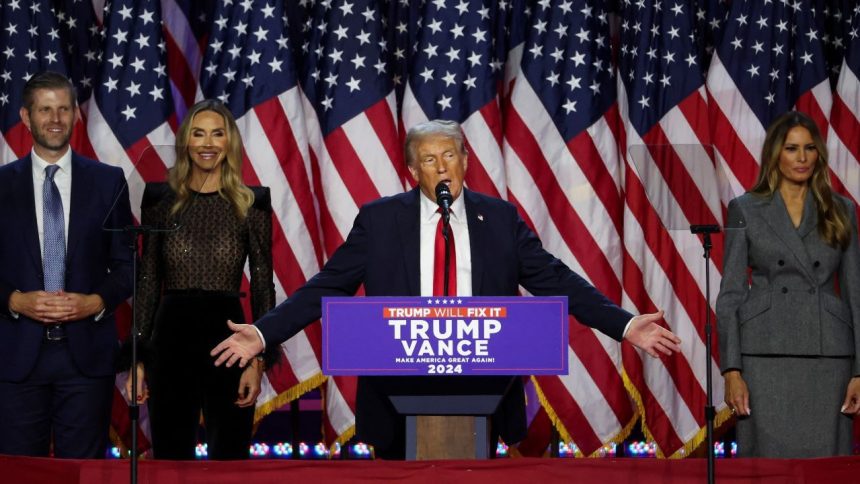 ‘We’re going to help our country heal’, says Trump in first speech after historic win