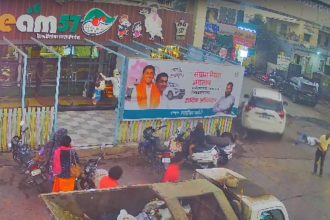 VIDEO: Car ploughs into people at market in Maharashtra’s Ahilya Nagar, 1 killed