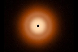 Vega is surrounded by ridiculously smooth 160 billion kilometre wide debris disc