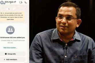 Kerala bureaucrat lands in soup after creating WhatsApp group of ‘Hindu IAS officers’