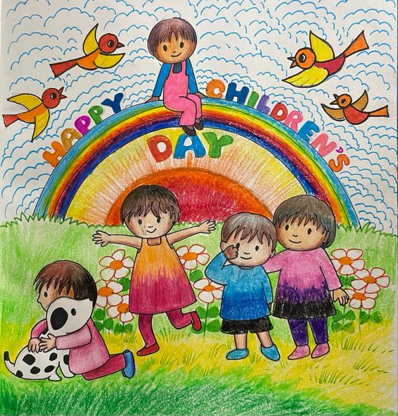 Children's Day drawing