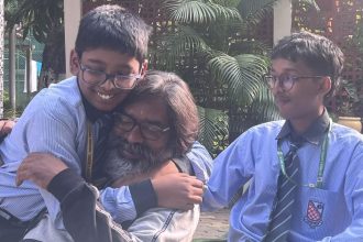 Hemant Soren shares heartfelt moment with sons as JMM-led alliance clinches victory in Jharkhand