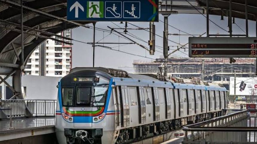 Hyderabad Metro train hit by a technical glitch