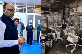 Jhansi hospital fire: UP deputy CM Pathak orders action after row over ‘VIP welcome’