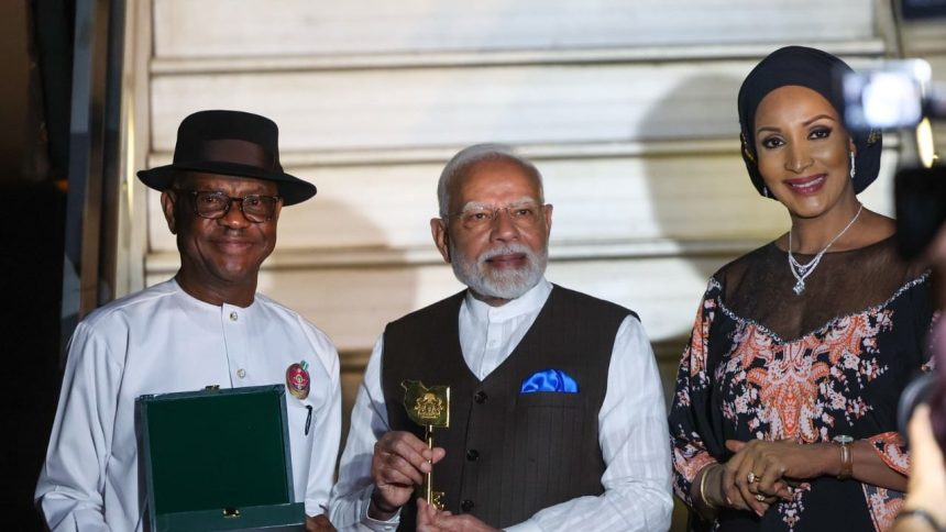 PM Modi arrives in Nigeria as part of three-nation tour, receives warm welcome