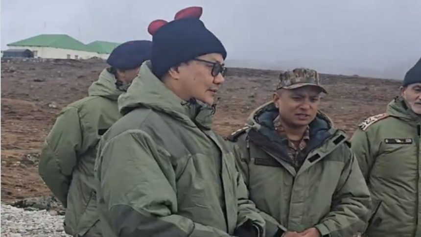 Rijiju interacts with PLA soldiers during Indian Army camp visit in Arunachal | Watch