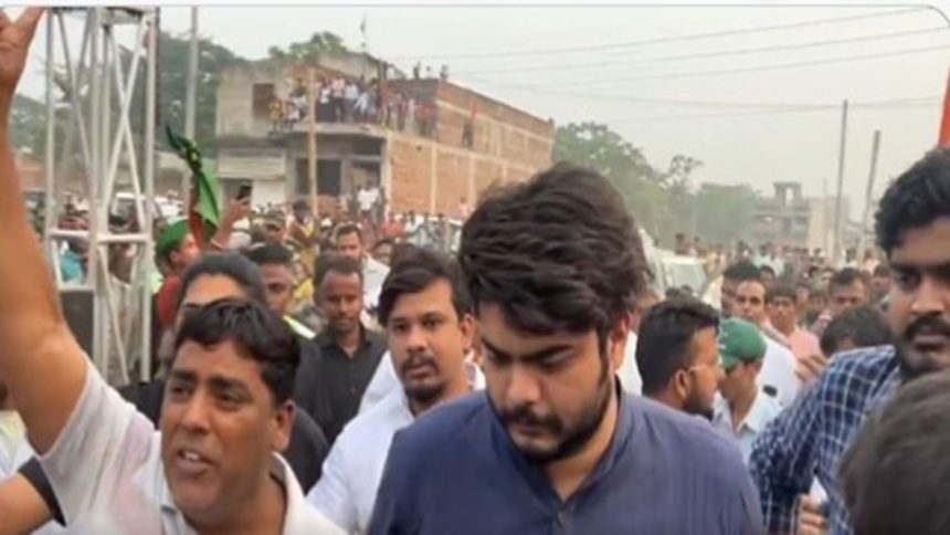 Bihar: Man beaten up for speaking against RJD candidate in presence of Osama Shahab