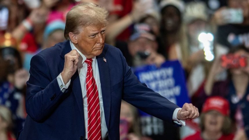 ‘I feel very confident’: Trump predicts landslide victory