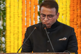 AAP MLA Raghuvinder Shokeen sworn in as Delhi minister; Atishi, Kejriwal congratulate