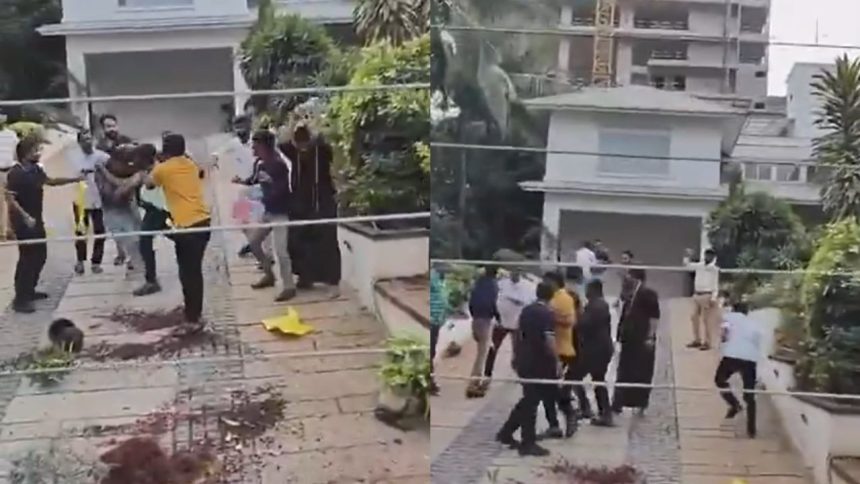 Protesters storm Allu Arjun’s Hyderabad house, vandalise property over stampede death