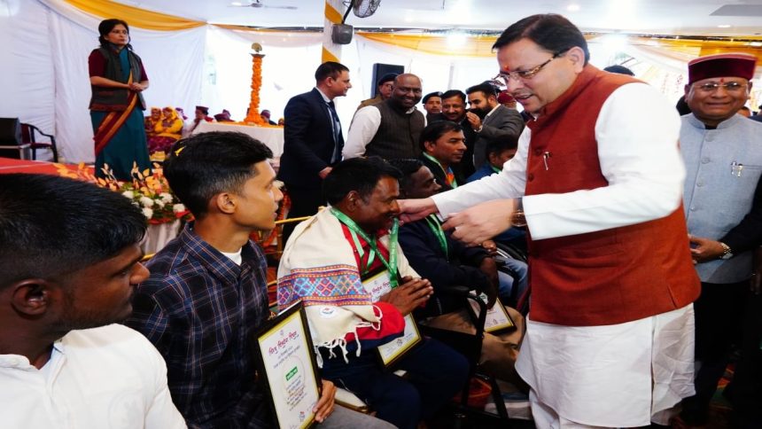 Uttarakhand CM promises free IAS coaching to specially-abled on World Disability Day 1 Uttarakhand CM promises free IAS coaching to specially-abled on World Disability Day