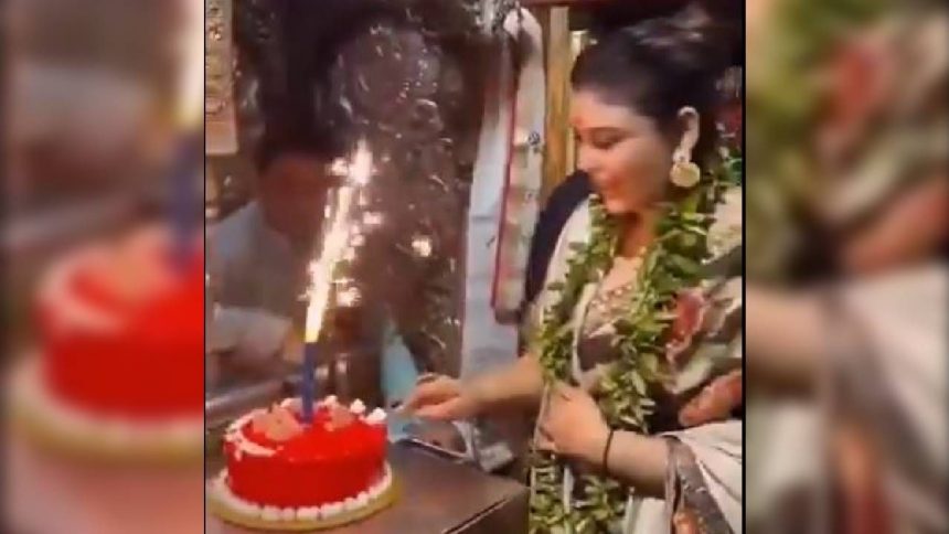 Watch: Temple bans cake offerings after Varanasi influencer’s video goes viral
