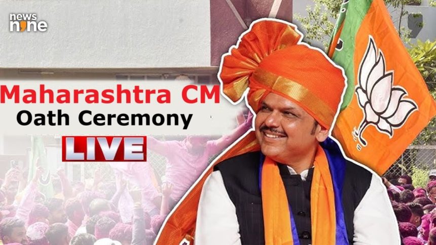 Maharashtra CM Oath Ceremony LIVE: Fadnavis set to be CM again, Azad Maidan decked up
