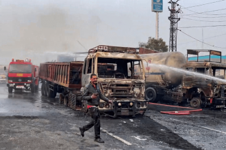 Explosion, fire, chaos: What led to tragic crash on Jaipur-Ajmer Highway? | Explained