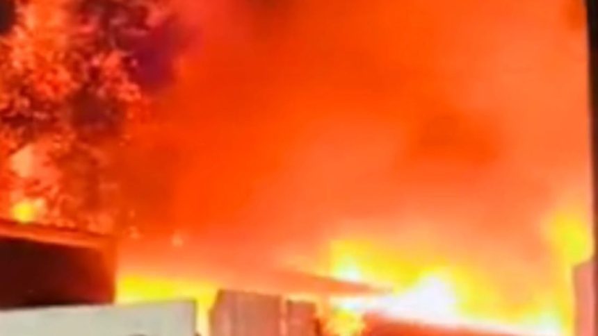 Fire breaks out at scrap metal warehouse in Pune’s Hadapsar area