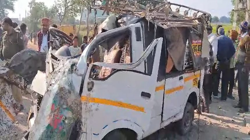 Hathras accident: Seven killed after container truck rams into pick-up vehicle