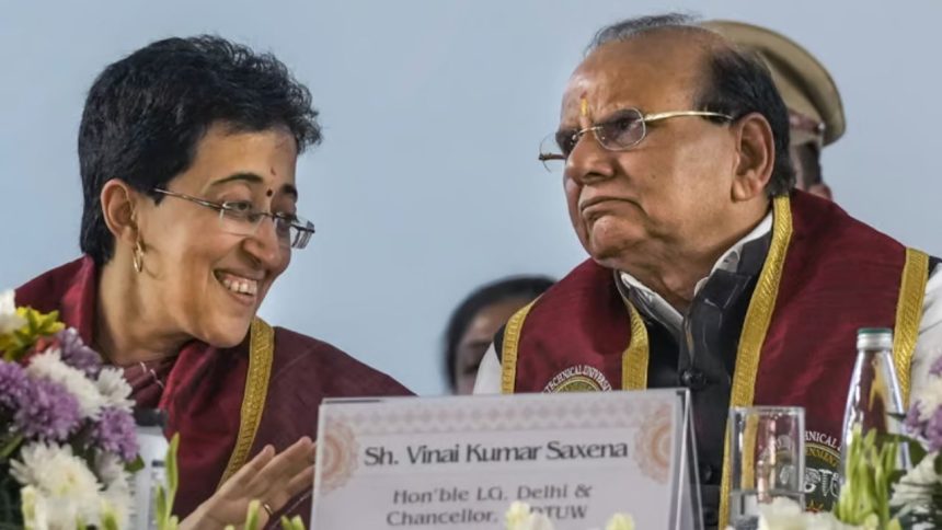 ‘Cheap politics’: LG’s office rejects Atishi’s claims of temple demolition order