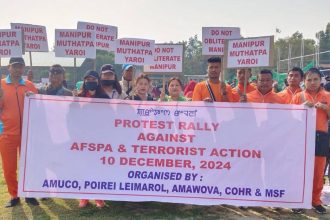 Kuki MLAs protest in Delhi, Meiteis take out rally in Imphal over AFSPA in Manipur