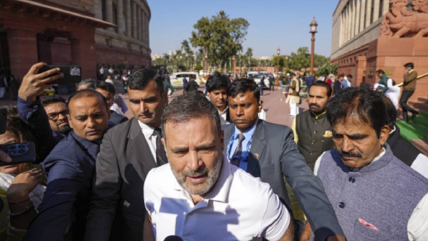 ‘We want House to function but…’: Rahul meets LS speaker amid uproar in Parliament