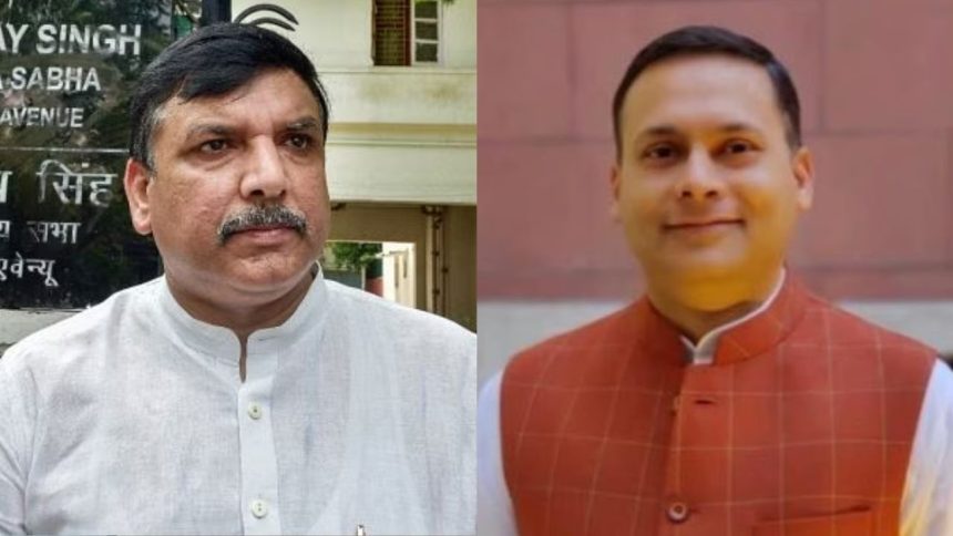 ‘A voter in UP’: BJP & AAP clash over Sanjay Singh’s wife’s voter registration