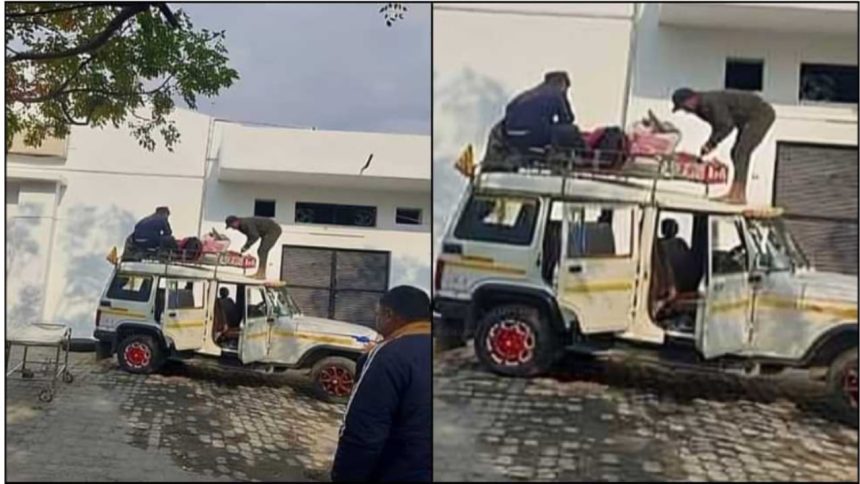 Unable to afford ambulance fee, sister transports brother’s body on car roof 1 Unable to afford ambulance fee, sister transports brother’s body on car roof