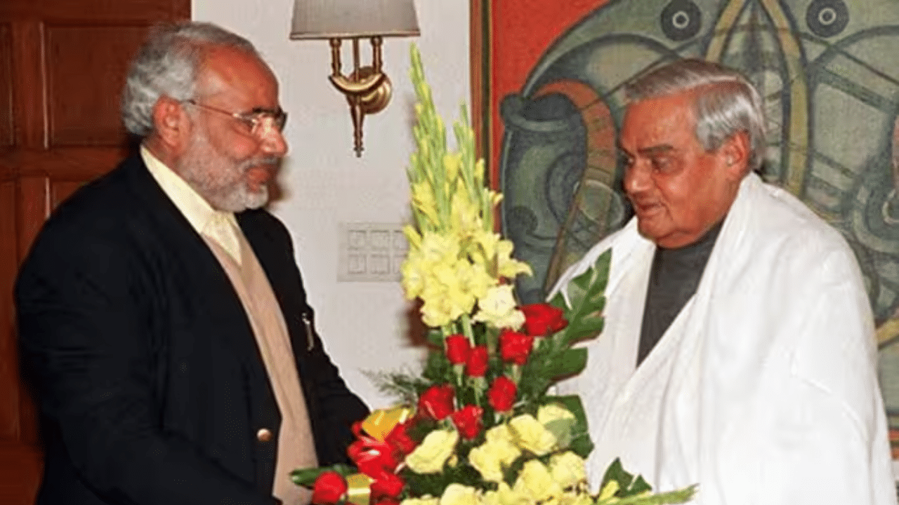 ‘Stands tall as a statesman’: PM Modi pays tribute to Atal Bihari Vajpayee