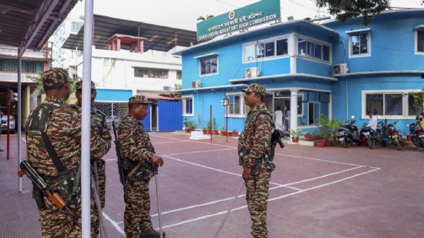 7 arreste, 4 cops suspended after security breach at Bangladesh mission in Tripura