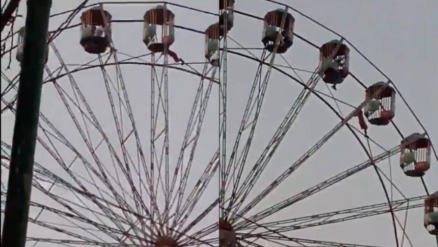 WATCH: Girl clings to life on 60-feet-high ride at UP mela; here’s what happened next