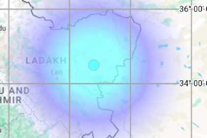 Earthquake today in Ladakh: 4.3 magnitude quake strikes Leh, tremors felt nearby