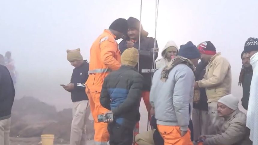 Rajasthan: 3-year-old girl trapped in borewell for over 40 hours, rescue efforts on