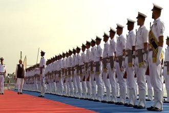 ‘We salute valiant personnel who protect our seas’: PM Modi on Indian Navy Day 2024