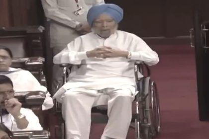 When wheelchair-bound Manmohan Singh appeared in RS and earned praise from PM Modi