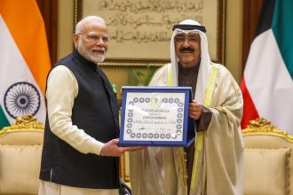 PM Modi awarded Kuwait’s highest honour, ‘The Order of Mubarak Al Kabeer’