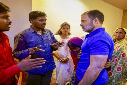 ‘Killed as he was Dalit’: Rahul Gandhi after meeting Parbhani violence victim’s kin