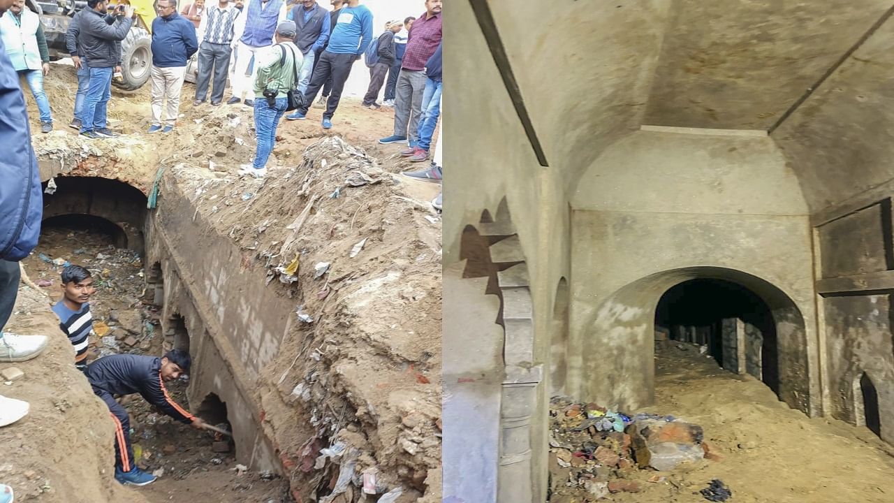 Excavation resumes at ancient marble-made stepwell in Sambhal’s Chandausi