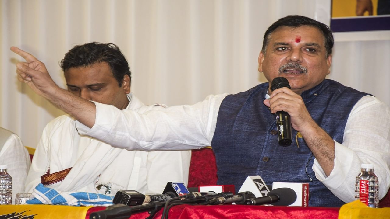 AAP’s Sanjay Singh files complaint with ED against BJP’s Parvesh Verma AAP’s Sanjay Singh files complaint with ED against BJP’s Parvesh Verma