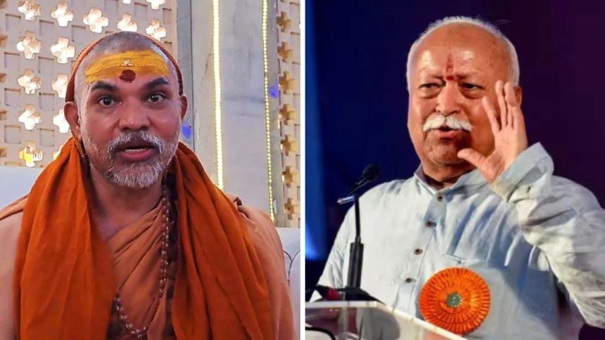 Jyotirmath Shankaracharya slams RSS chief Bhagwat over temple restoration stance