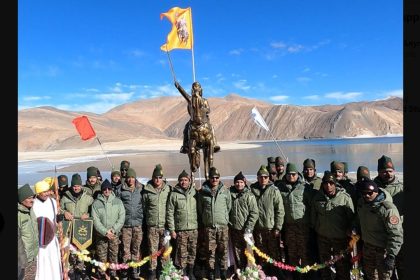Ladakh councillor questions relevance of Shivaji statue at Pangong Lake