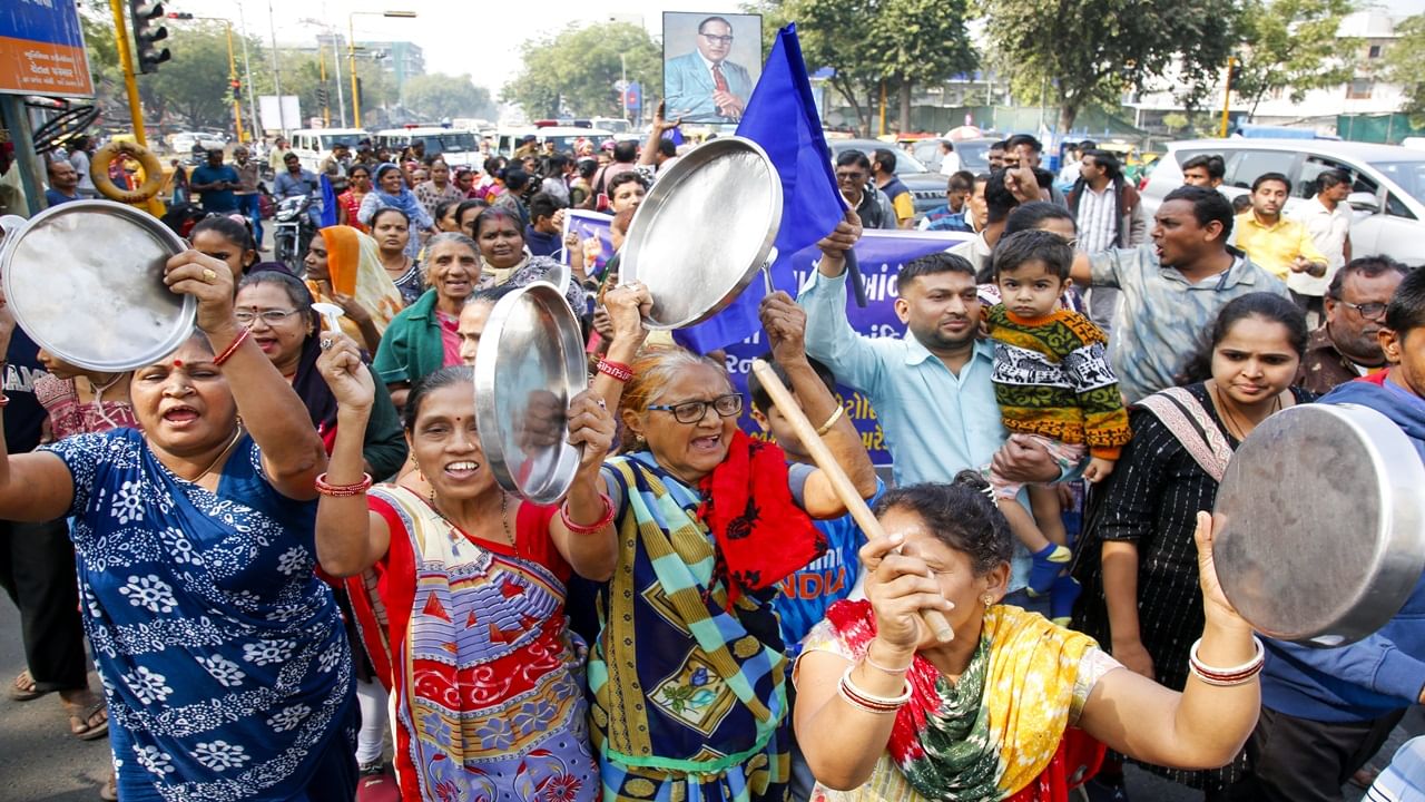 Ambedkar’s statue vandalised in Ahmedabad; BJP, Cong submit memorandum to police