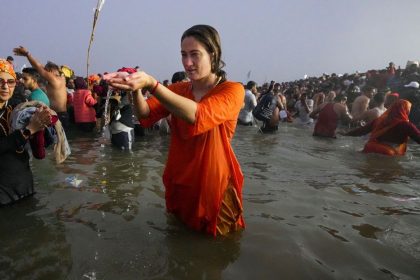 ‘Blessed to join Maha Kumbh’: Devotees from across globe participate in ‘Amrit Snan’