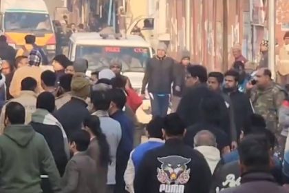 Over 50 feared trapped after wooden platform collapses during Nirvana laddu festival in UP’s Baghpat