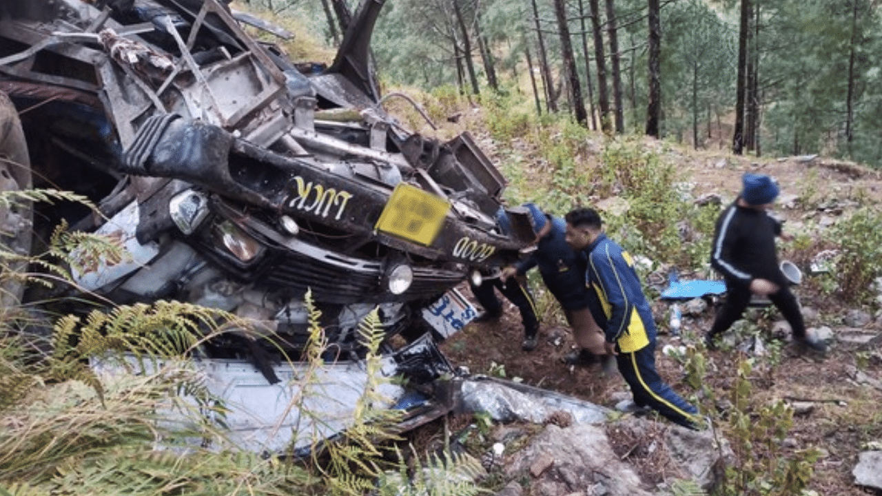 Bus falls into 100-meter deep ditch in Uttarakhand’s Pauri; 4 dead, 18 injured