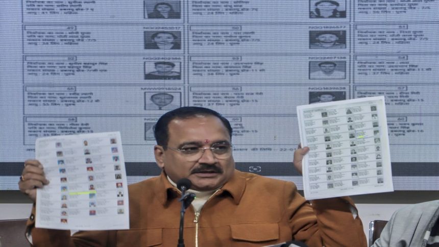 ‘Farzi voters se ishq hai’: BJP takes a dig at AAP over voter list ‘discrepancies’