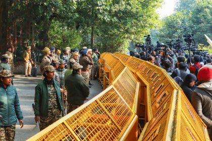 ‘Disgusting display of corruption’: BJP slams AAP’s Sheesh Mahal dharna