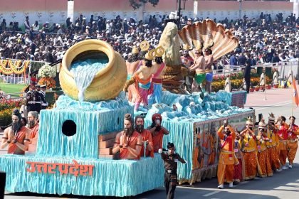 Republic Day parade: Uttar Pradesh tableau wins first prize; J&K Rifles wins best marching contingent
