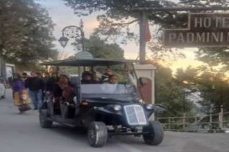 Mussoorie boosts transport: Golf Carts, shuttles, traffic lights for tourists, locals