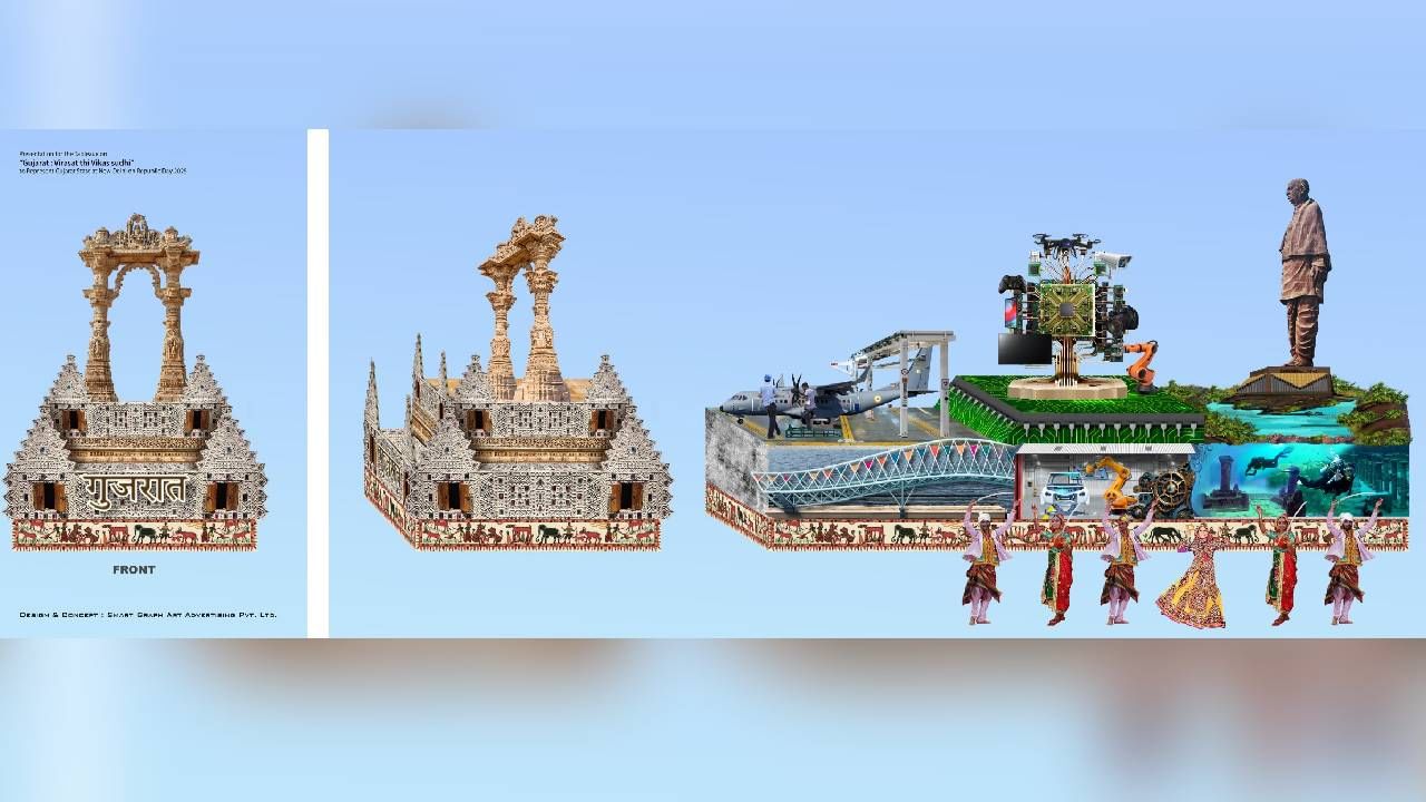 Gujarat Tableau Will Showcase Cultural Heritage on Republic day Gujarat Tableau Will Showcase Cultural Heritage on Republic day