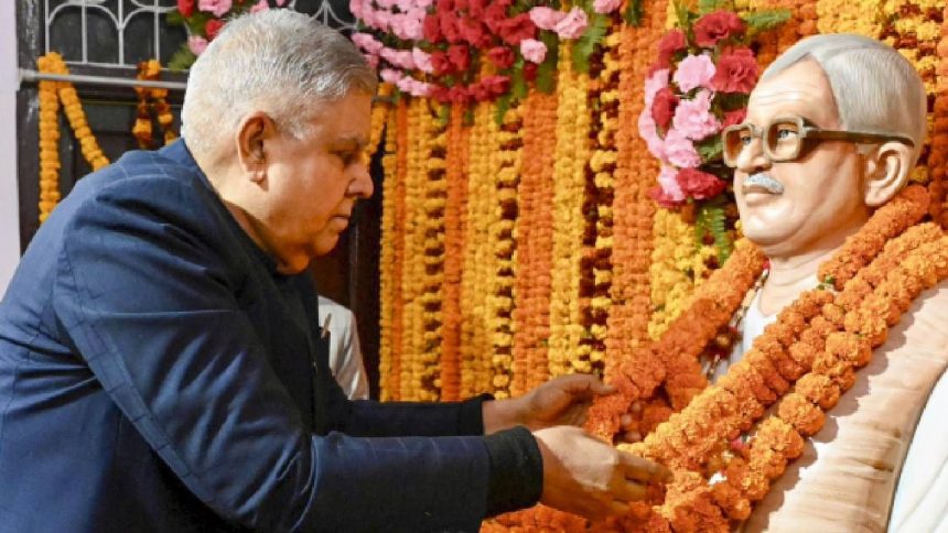 Karpoori Thakur is the messiah of social justice: Vice President Jagdeep Dhankhar