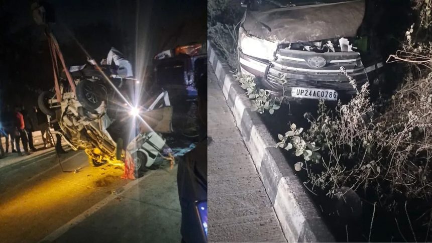 Four killed, seven injured as truck collides with two cars in Lucknow