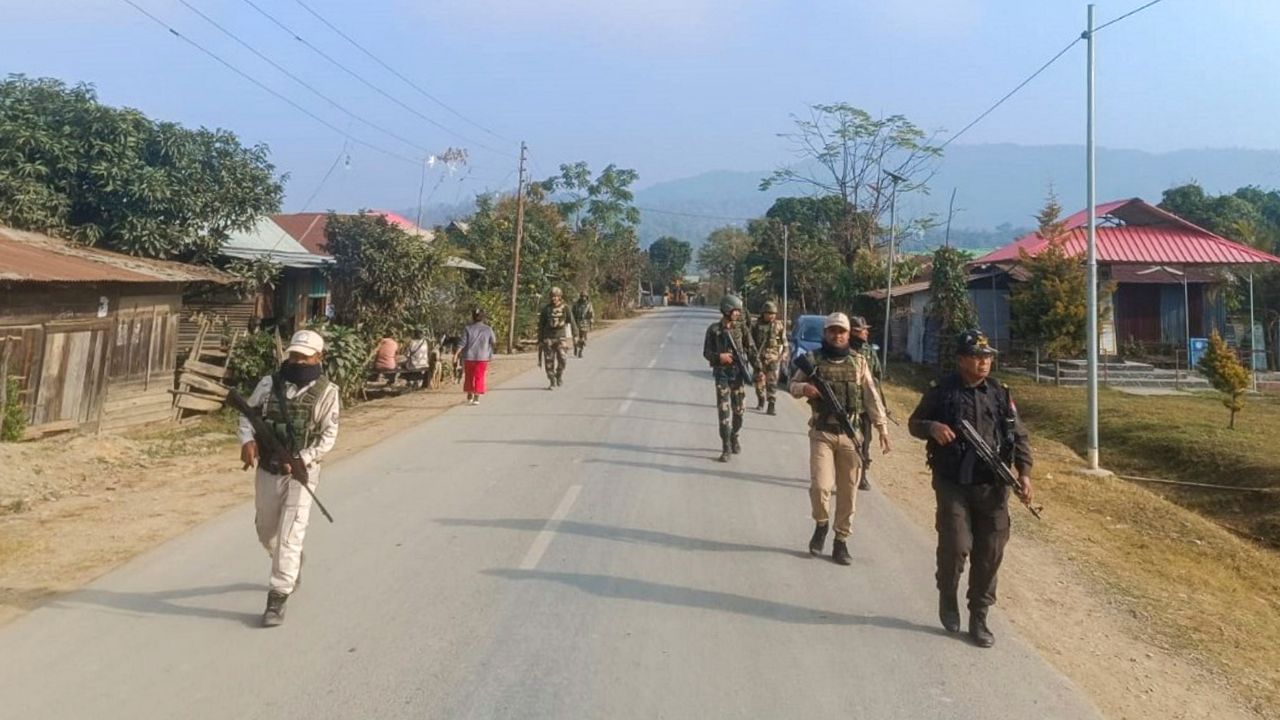 Assam Rifles camp set on fire in Manipur’s Kamjong over ‘continuous frisking’